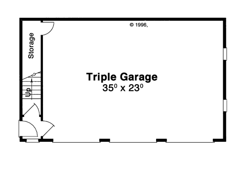 First Floor image of HANSON IV House Plan